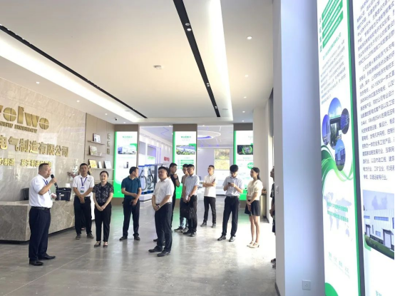 大安區(qū)委常委、組織部部長(zhǎng)朱莉一行 蒞臨沃輪電氣調(diào)研指導(dǎo)工作