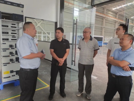 領(lǐng)導關(guān)懷】自貢市貿(mào)促會副會長梅勇一行蒞臨沃輪電氣考察調(diào)研