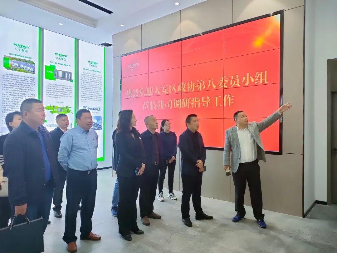 大安區(qū)政協(xié)第八委員小組蒞臨我司調(diào)研指導(dǎo)工作