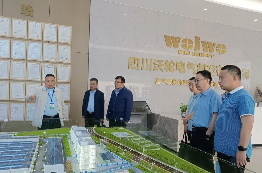 【戰(zhàn)略合作】山東省昌邑市市委常委、市委辦公室主  任相偉率隊蒞臨沃輪電氣考察交流項目合作事宜